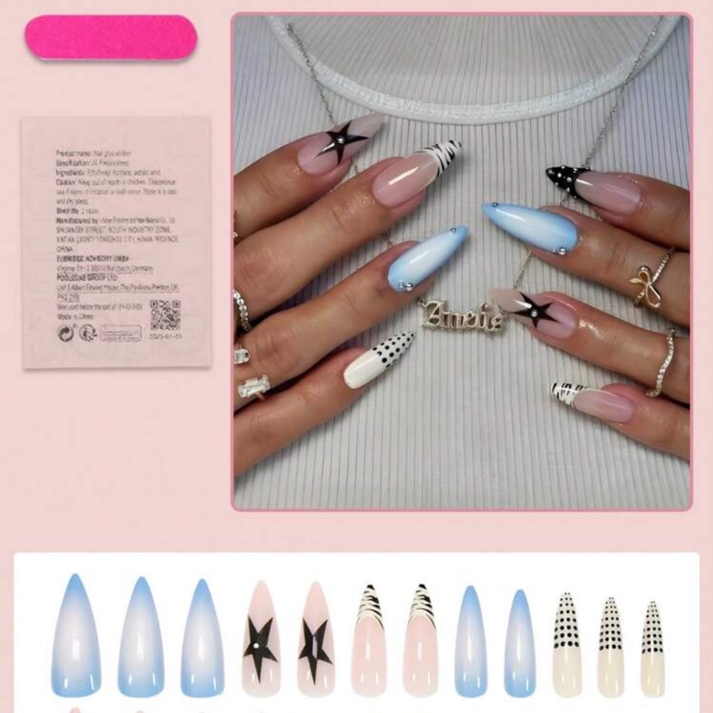 24pc Press On Nail Set from the Nail Bar 💅 - Picture 2 of 4